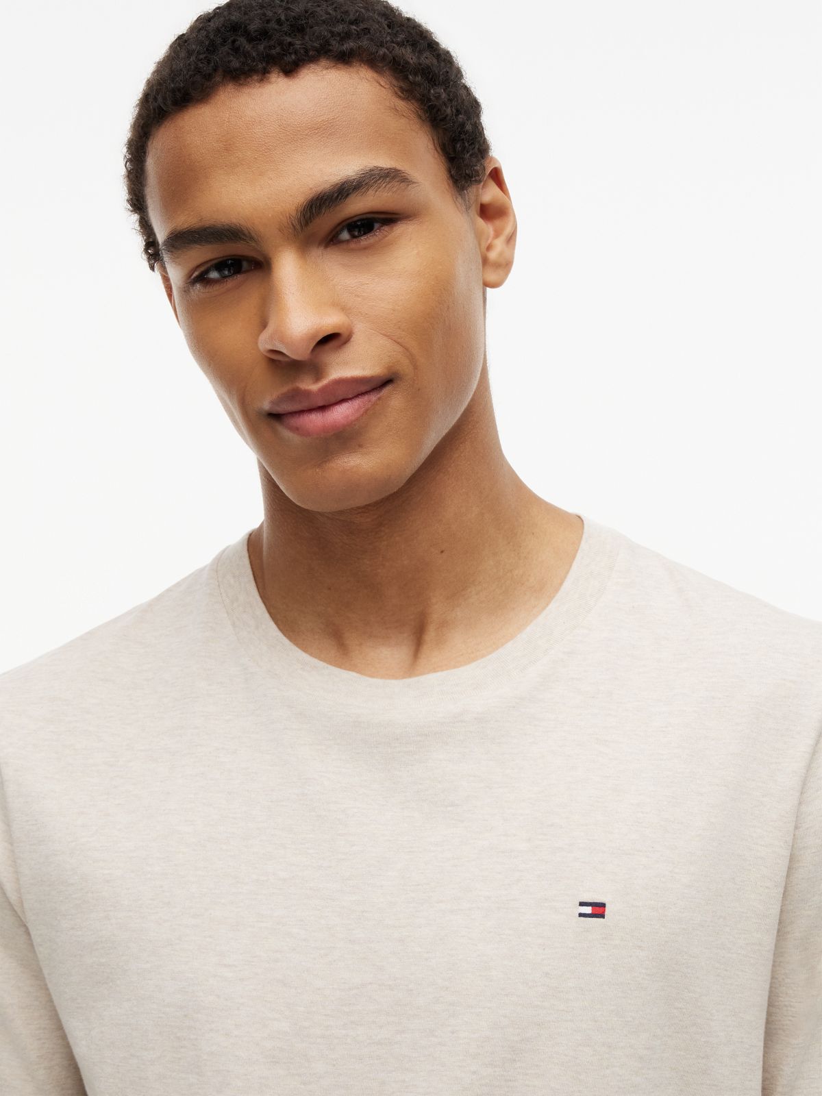 Everyday T-Shirt — Newsprint Beige Heather
