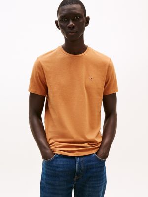 Slim Fit T-Shirt, Spice Brown Heather