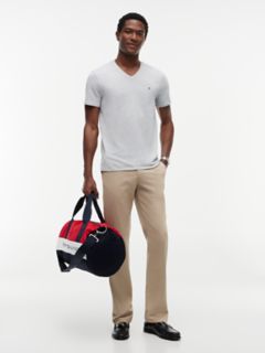 Slim Fit V-Neck T-Shirt — Grey Heather 2