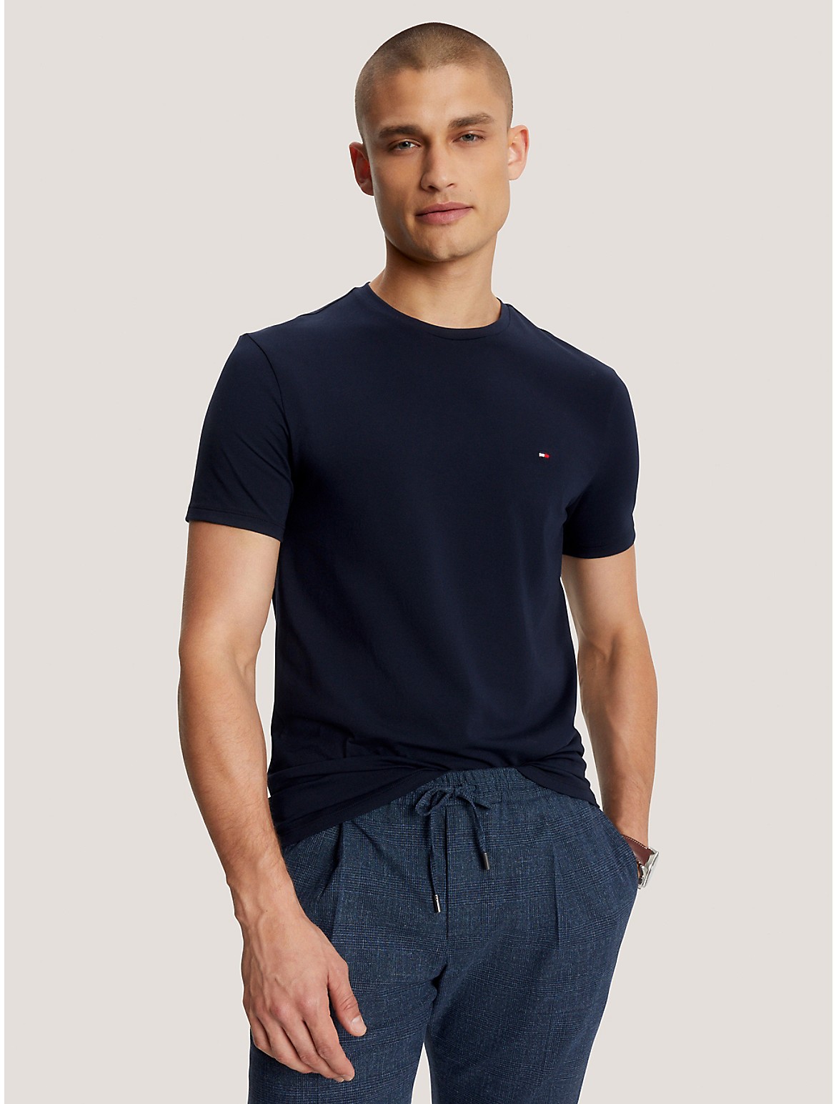 Tommy Hilfiger Men's Slim Fit Solid T-Shirt
