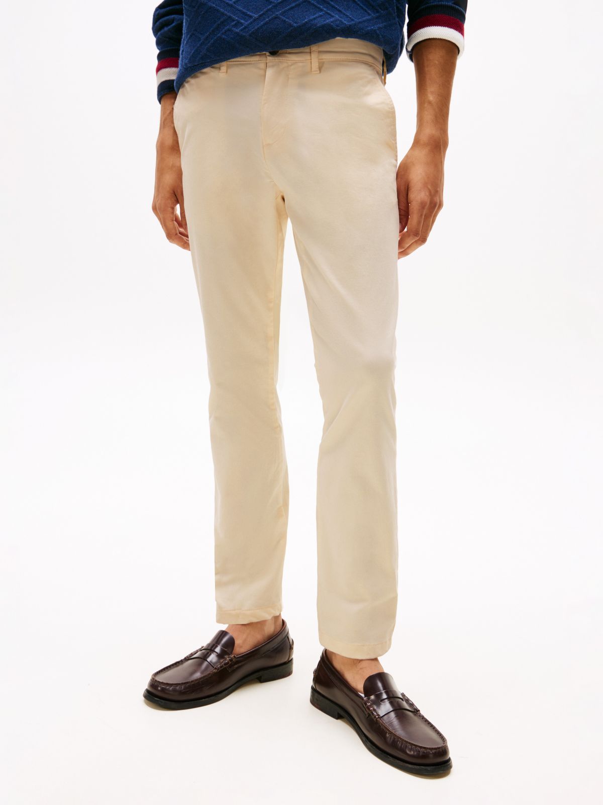 THFlex Tommy Slim Chino — Khaki Sand