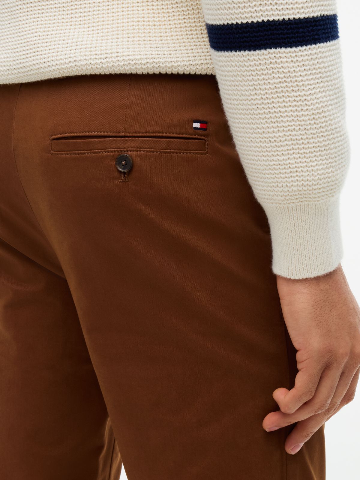 THFlex Tommy Slim Chino — Pecan Nut