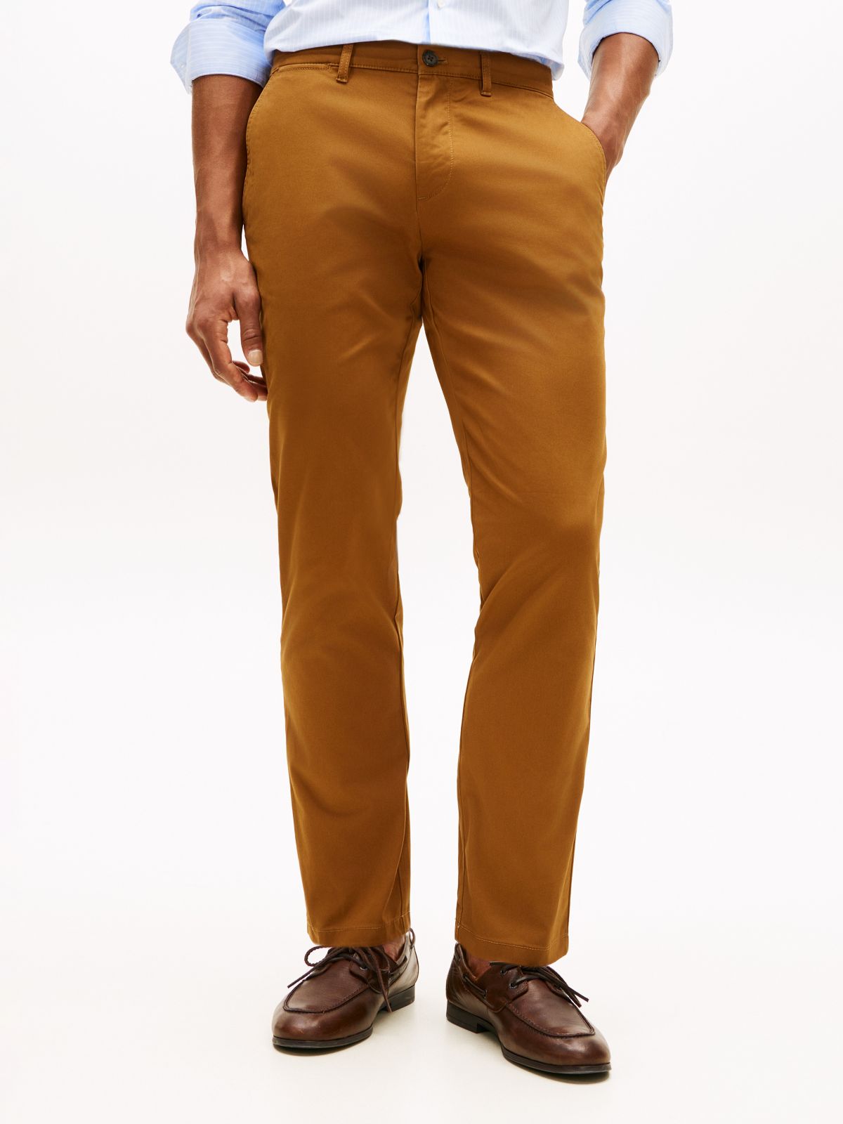 THFlex Tommy Slim Chino — Country Brown