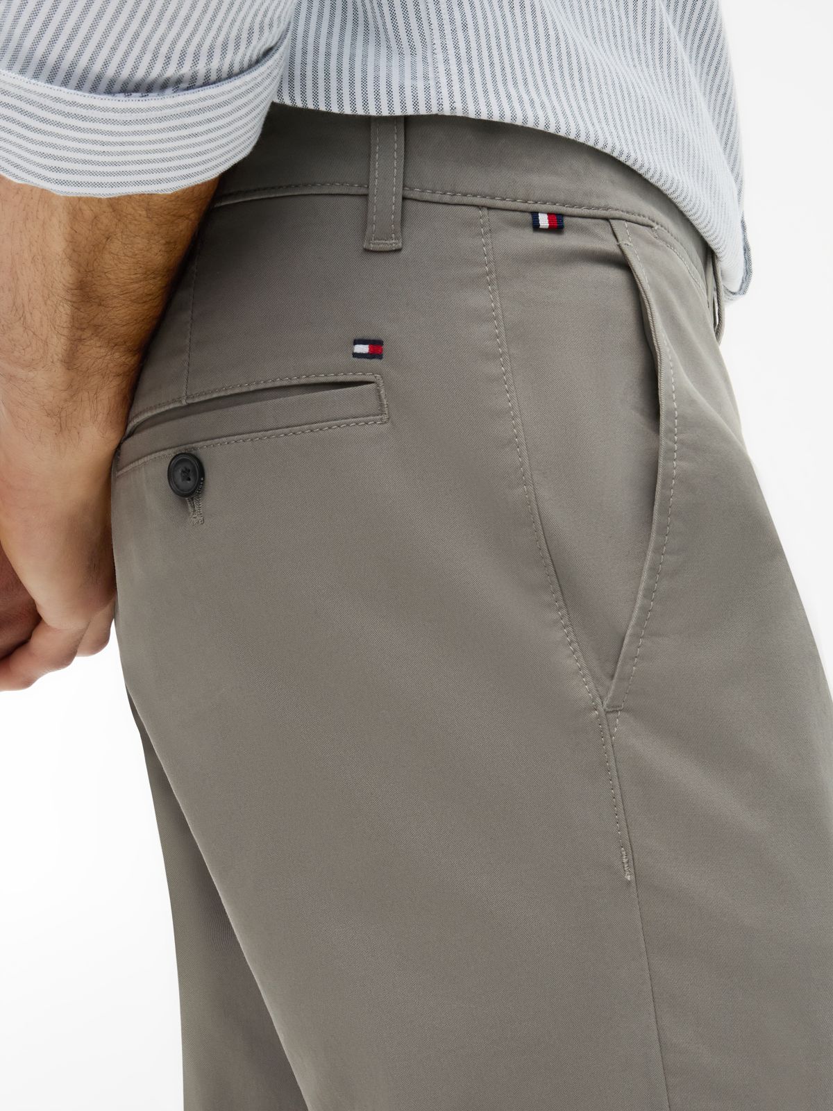 THFlex Tommy Slim Chino — Hydrogen Grey