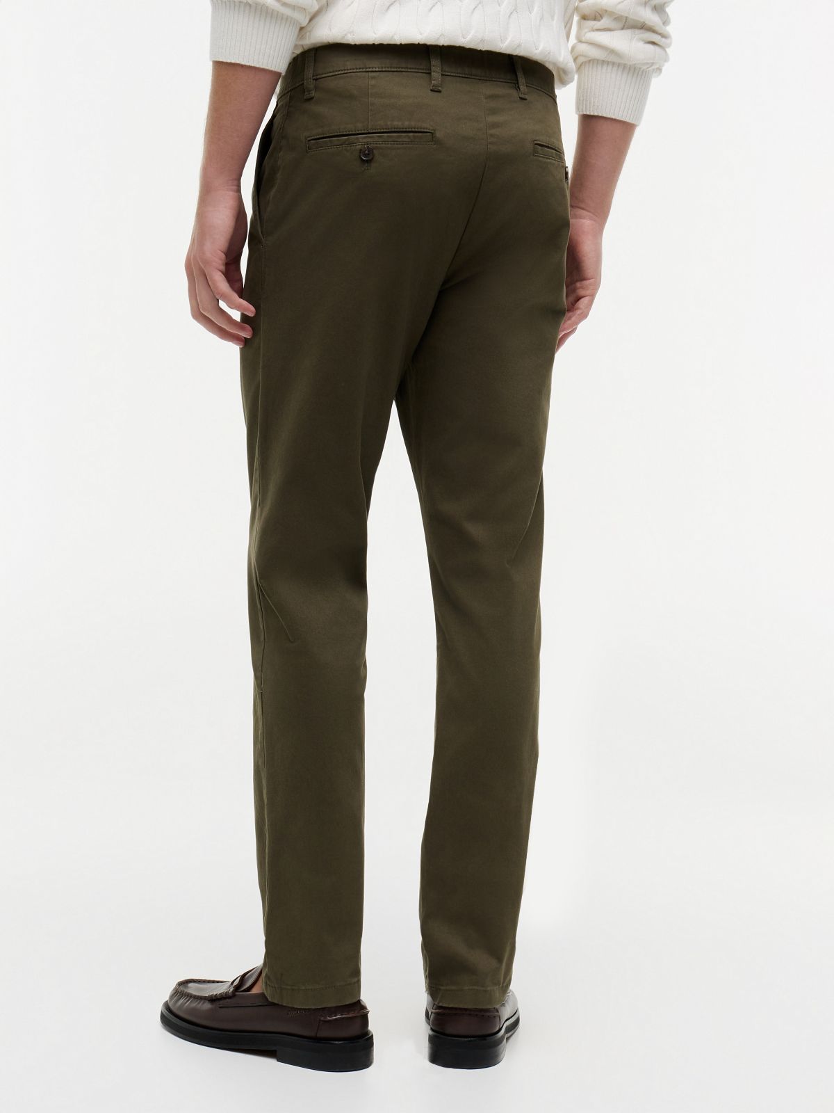 THFlex Tommy Slim Chino — Army Green