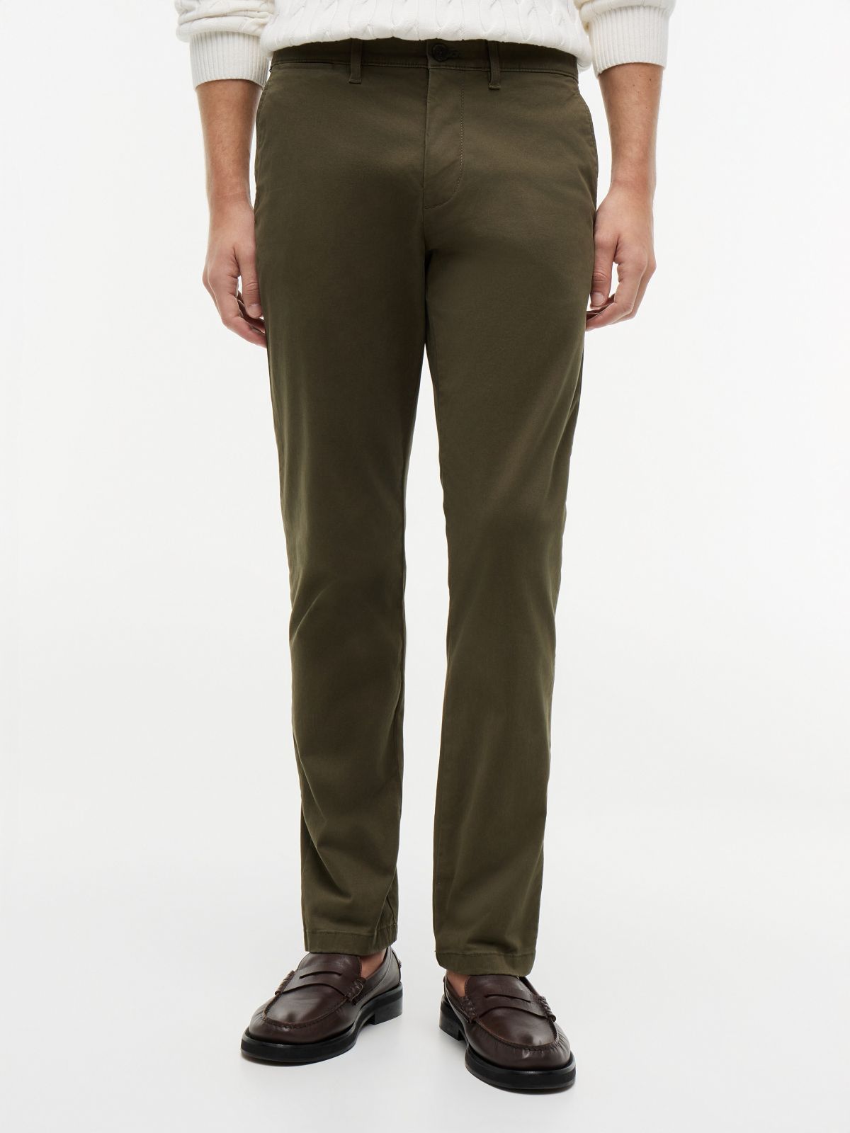 THFlex Tommy Slim Chino — Army Green