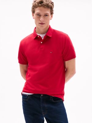 Hilfiger pique polo best sale