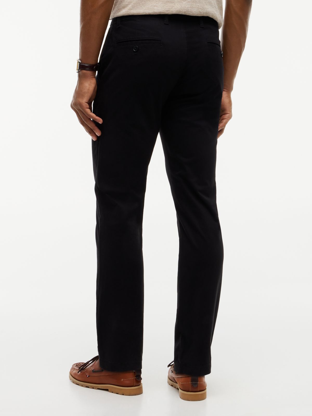 THFlex Tommy Slim Chino — Black