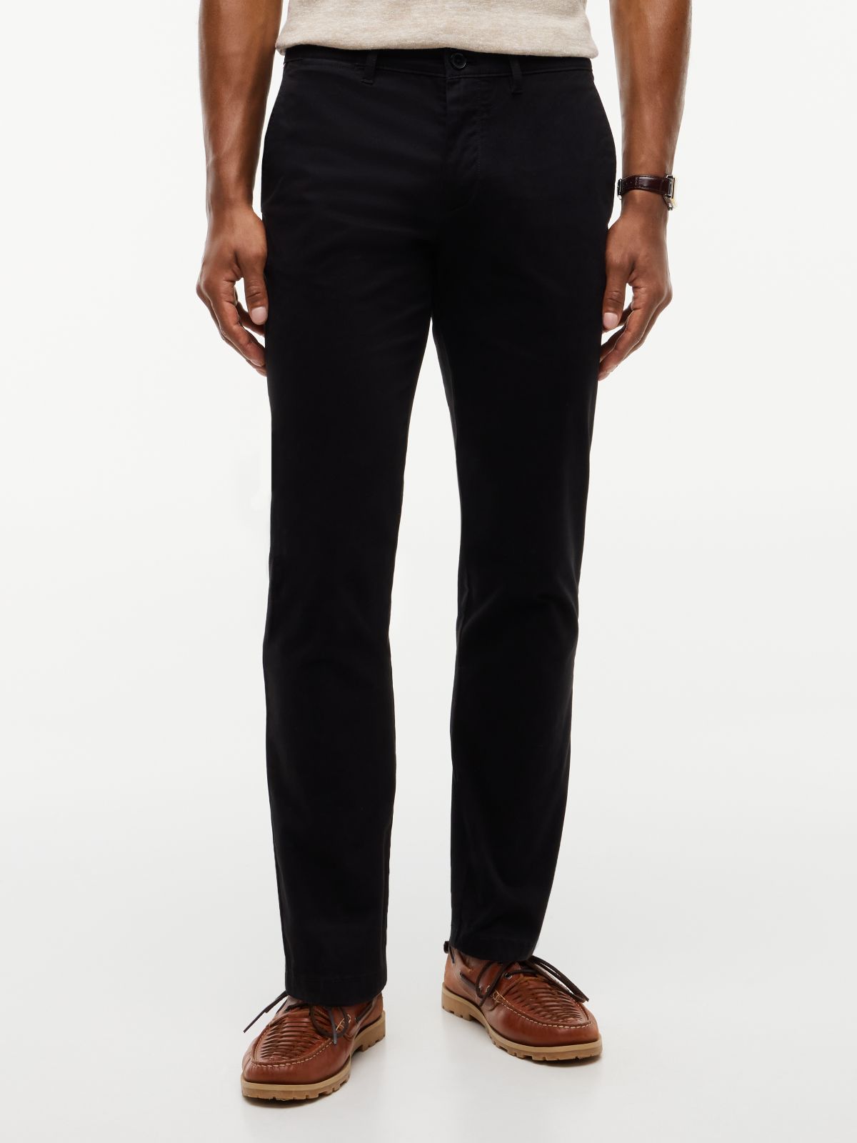THFlex Tommy Slim Chino — Black