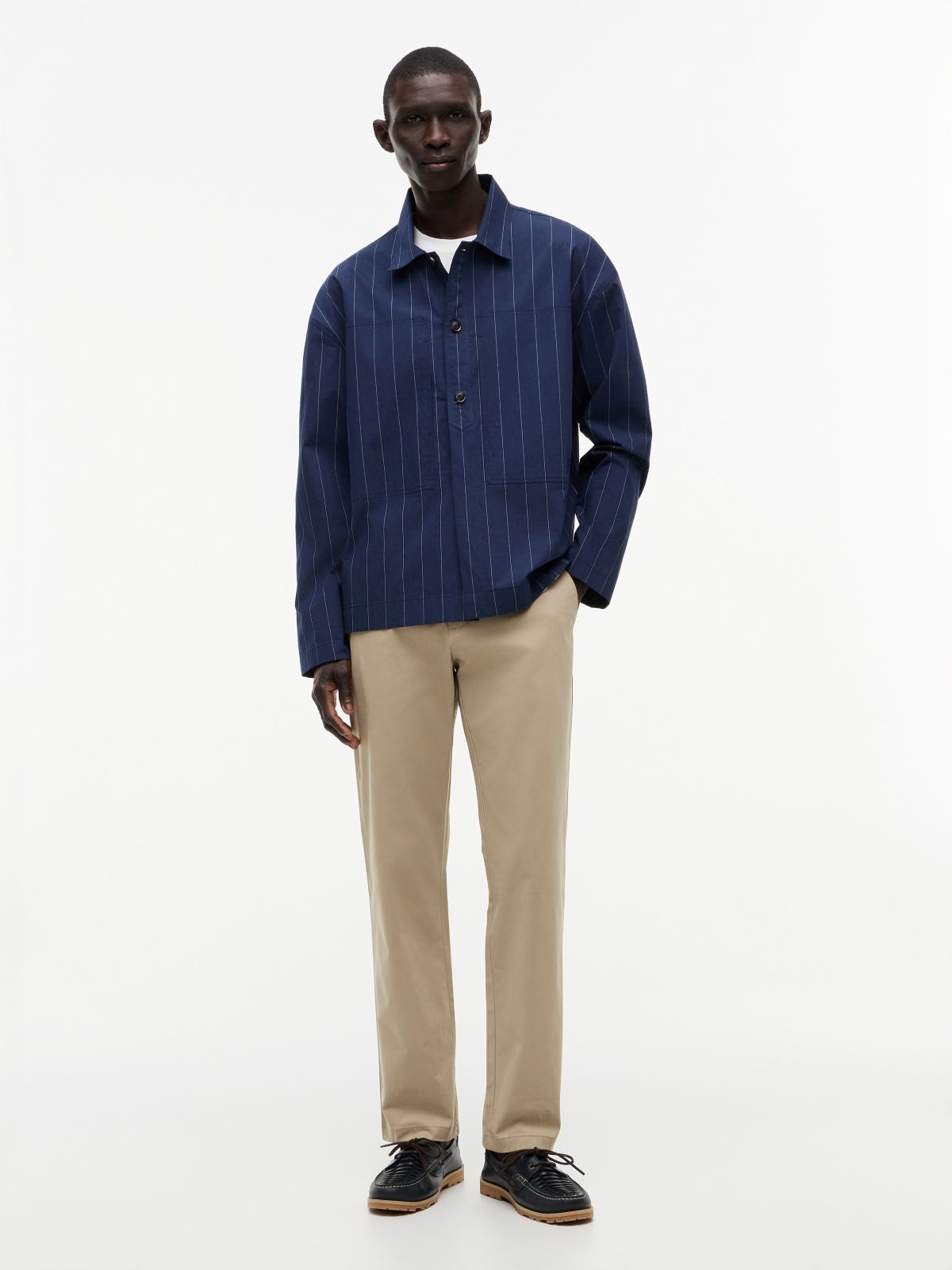 Straight Flex Chino — Beige