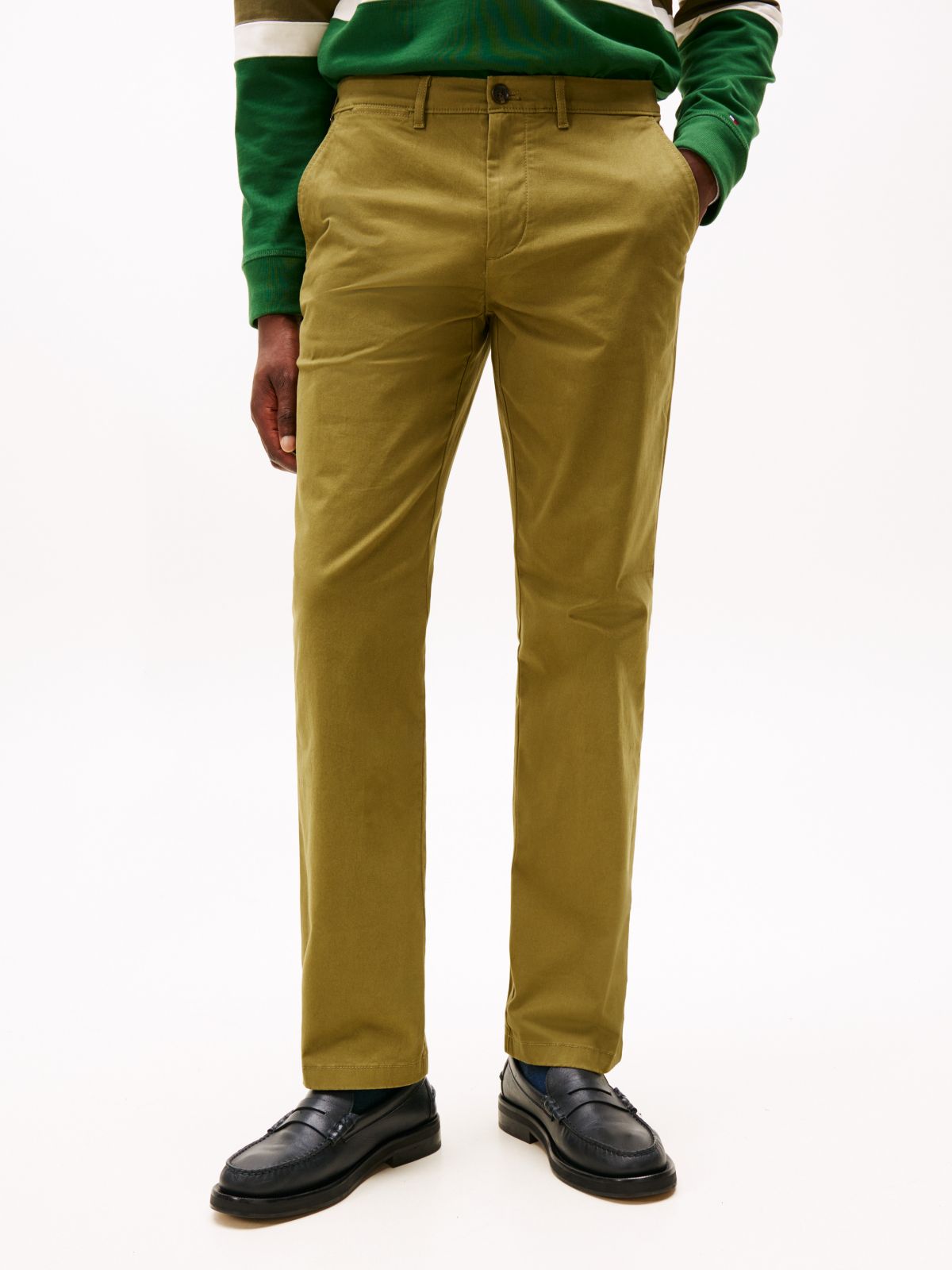 Straight Flex Chino — Uniform Olive