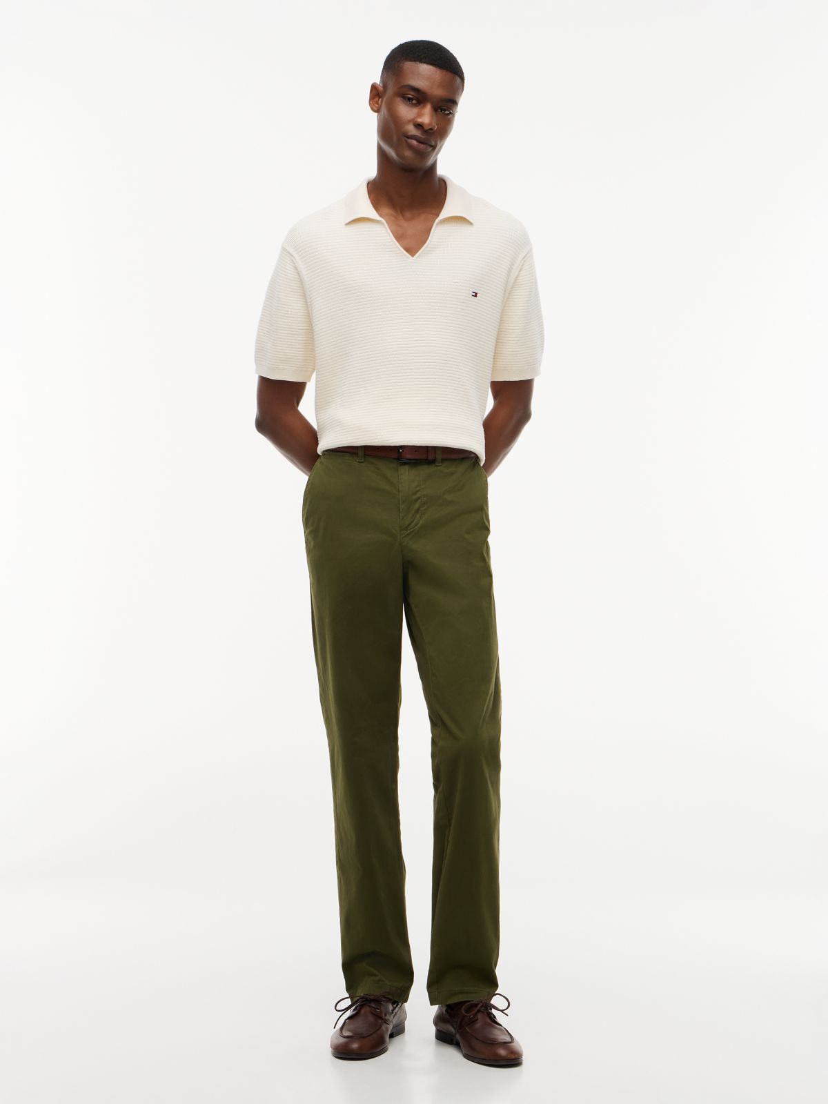Straight Flex Chino — Huntsman Green