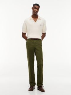Straight Flex Chino — Huntsman Green 2
