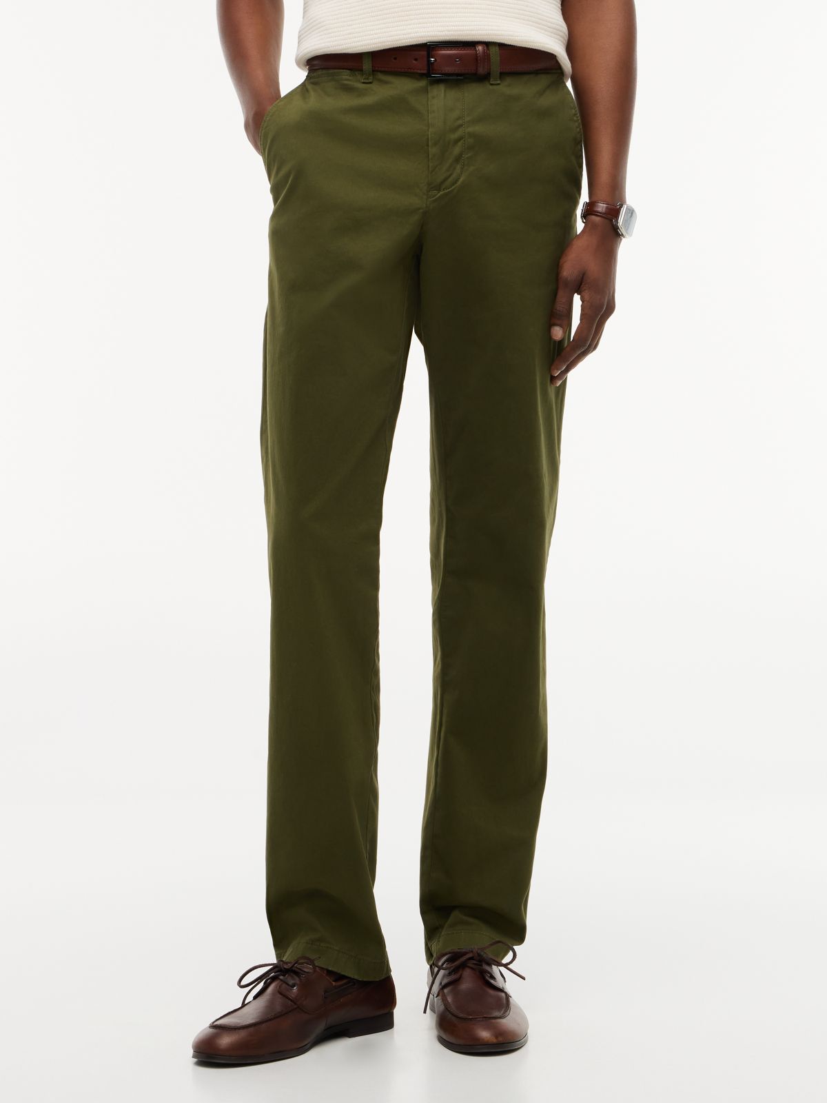 Straight Flex Chino — Huntsman Green