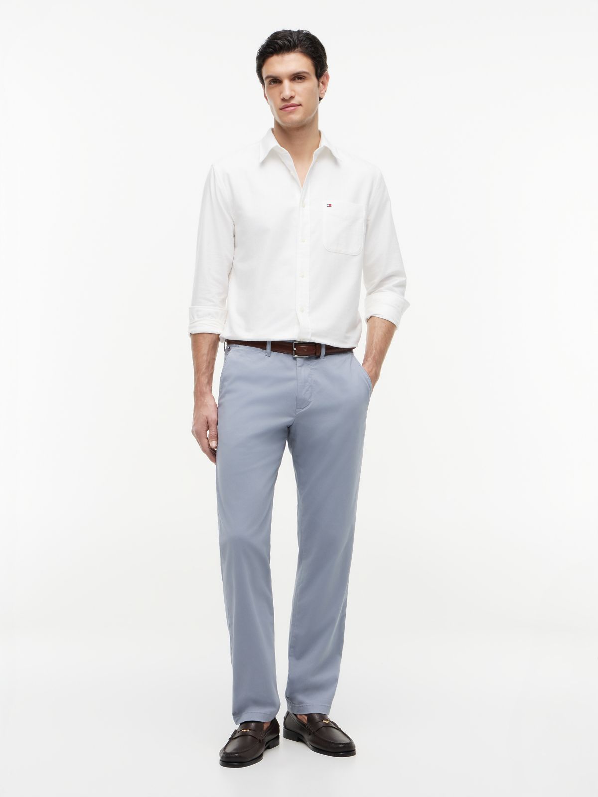 Straight Flex Chino — Rich Grey
