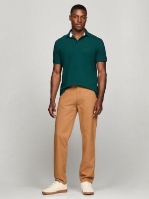 Regular Fit Stretch Tommy Polo, Cypress Green