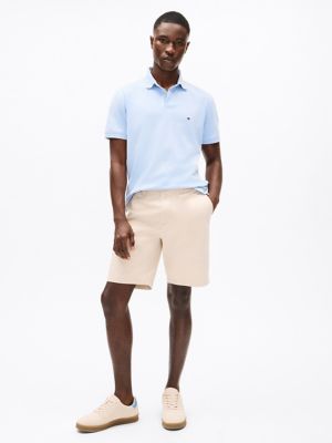 Regular Fit Stretch Tommy Polo, Breezy Blue