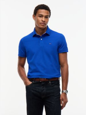 Regular Fit Stretch Tommy Polo, Cobalt