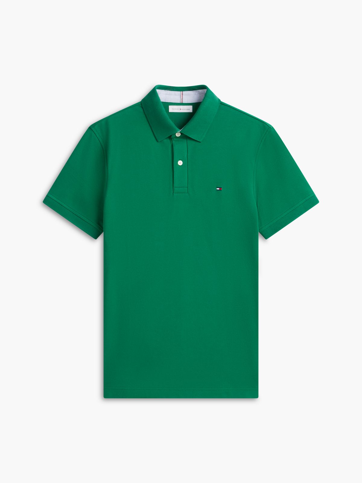 Regular Fit Stretch Pique Tommy Polo — Nouveau Green