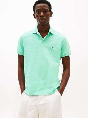 Regular Fit Stretch Tommy Polo, Miami Aqua
