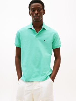 Regular Fit Stretch Tommy Polo, Miami Aqua