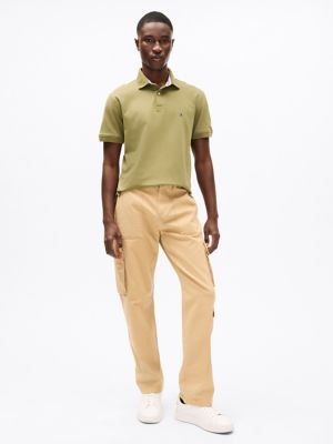 Regular Fit Stretch Tommy Polo, Uniform Olive