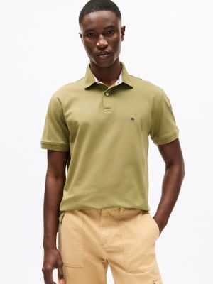 Regular Fit Stretch Tommy Polo, Uniform Olive