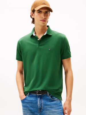 Regular Fit Stretch Tommy Polo, Deep Evergreen
