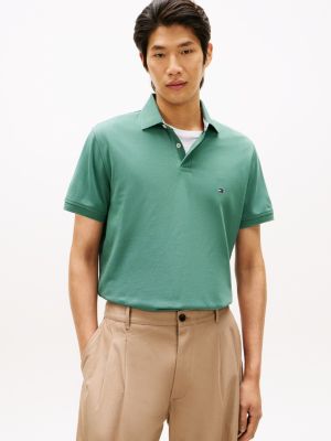 Regular Fit Stretch Tommy Polo, Willow Slate