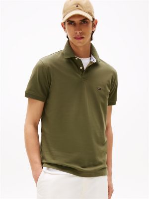 Regular Fit Stretch Tommy Polo, Utility Olive