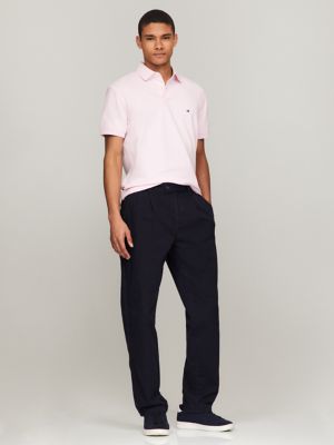 Regular Fit Stretch Tommy Polo, Simple Pink