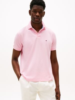 Regular Fit Stretch Tommy Polo, Classic Pink