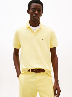 Regular Fit Stretch Tommy Polo, Citronella