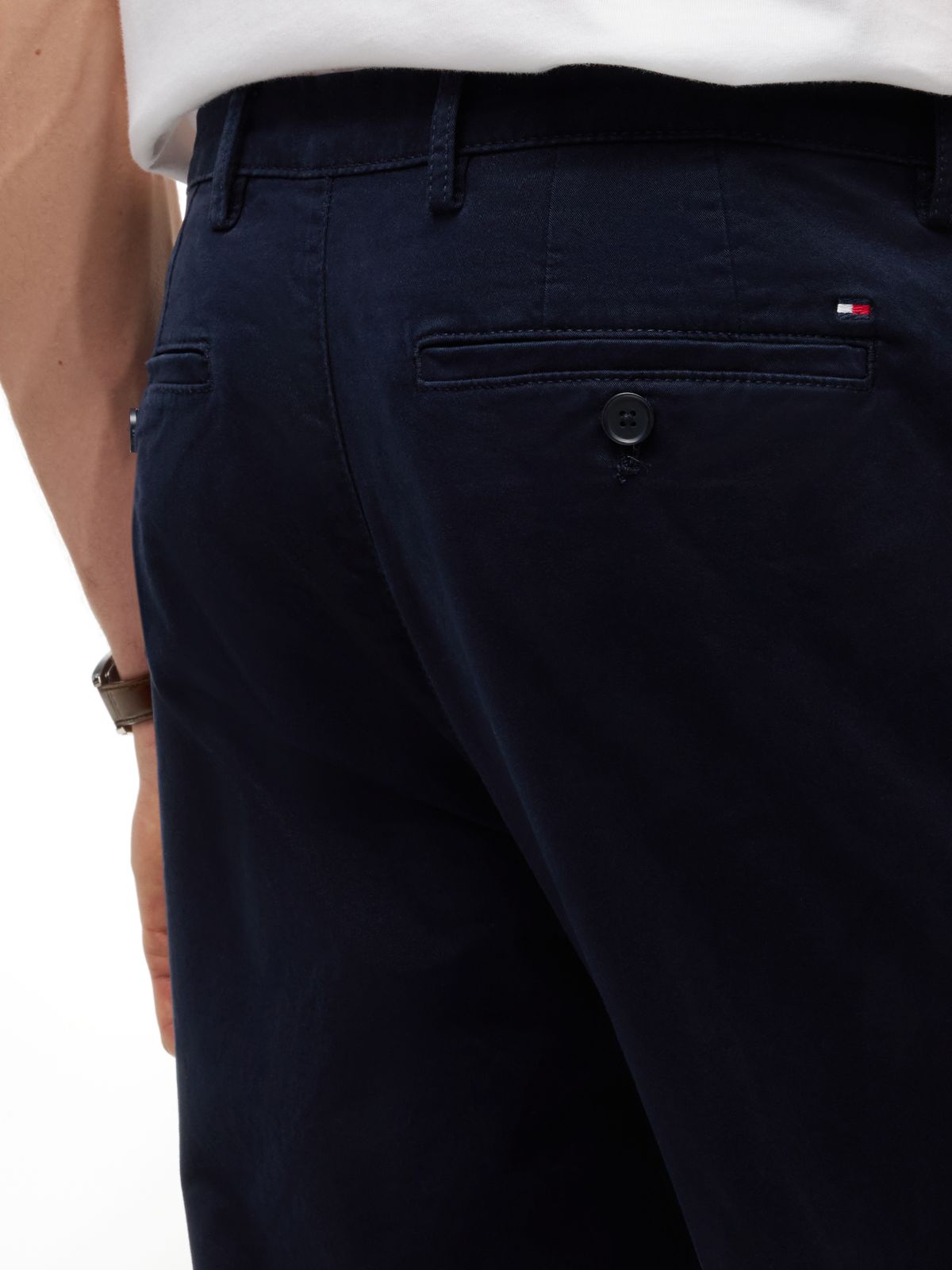 Straight Flex Chino — Navy Blue