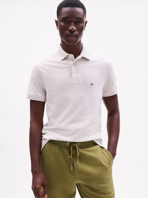Tommy Hilfiger Men s Slim Fit Stretch Pique Polo Grey XXL