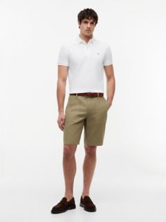 Slim Fit Stretch Pique Polo — Fresh White 2