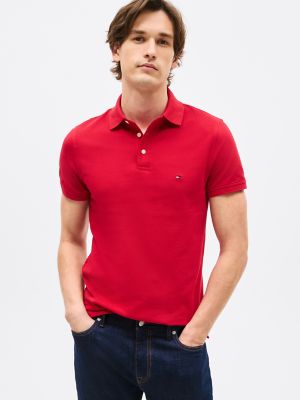 Tommy hilfiger polo premium pique slim fit new arrivals