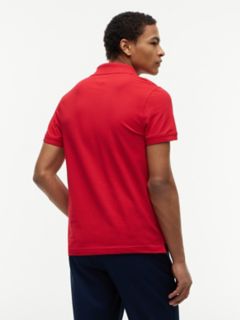 Slim Fit Stretch Pique Polo — Primary Red 4