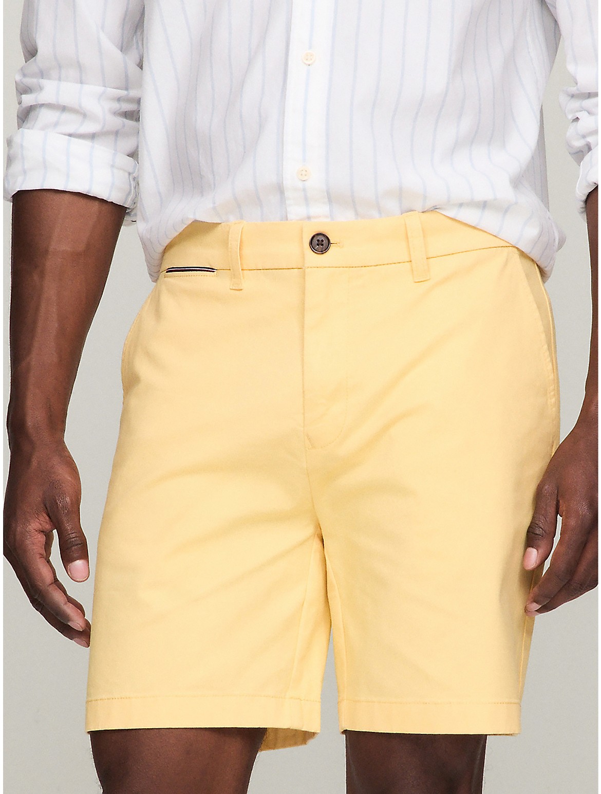Shop Tommy Hilfiger Regular Fit 7" Tommy Short In Daisy Yellow