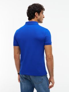Slim Fit Stretch Pique Polo — Cobalt 4