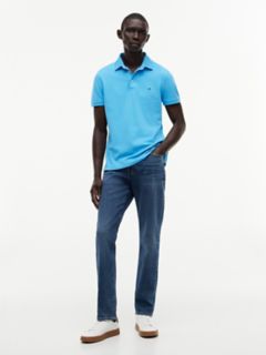 Slim Fit Stretch Pique Polo — Blue Crush 2