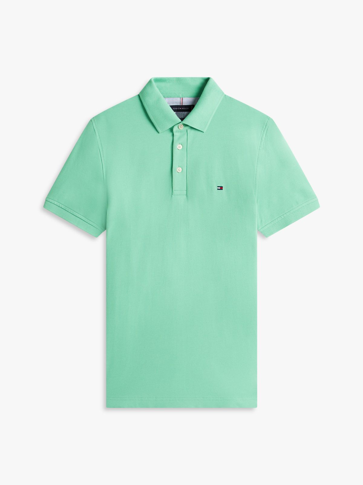 Slim Fit Stretch Pique Polo — Fort Green