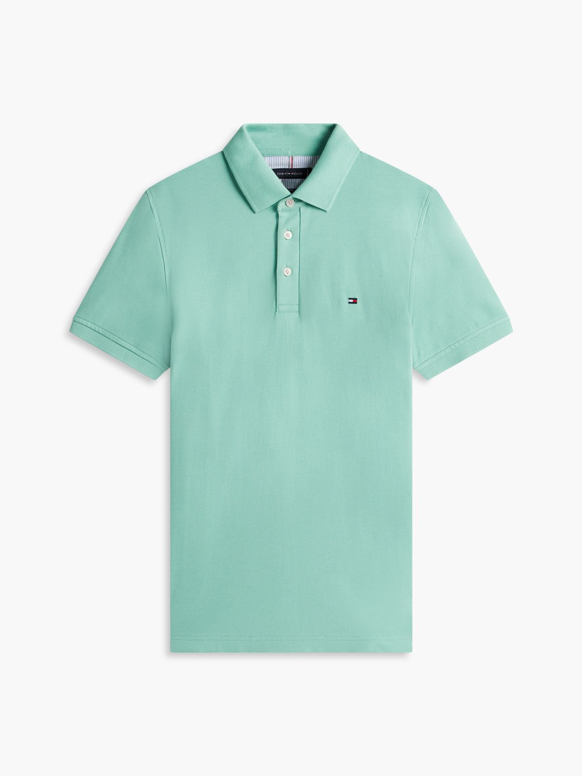 Slim Fit Stretch Pique Polo — Fort Green