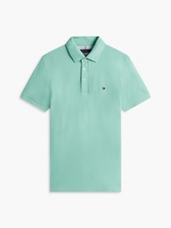Slim Fit Stretch Pique Polo — Fort Green 6