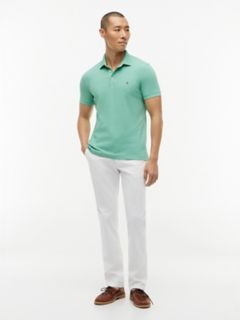 Slim Fit Stretch Pique Polo — Fort Green 2