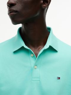 Slim Fit Stretch Pique Polo — Light Jade Green 3