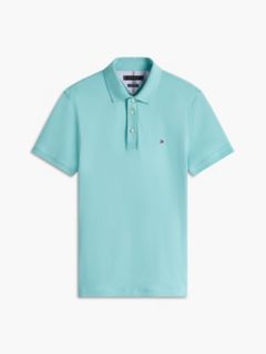 Slim Fit Stretch Pique Polo — Ocean Tide 5