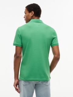 Slim Fit Stretch Pique Polo — Coastal Green 4