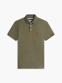 Slim Fit Stretch Pique Polo — Utility Olive 5