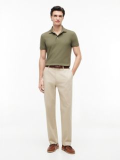 Slim Fit Stretch Pique Polo — Utility Olive 2